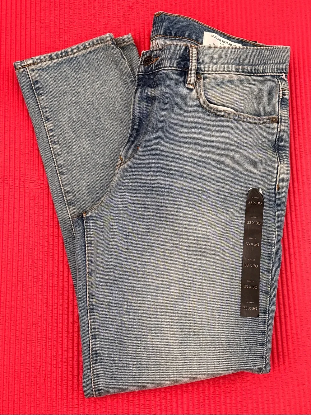 Banana Republic Light Blue Straight-Leg Men’s Jeans